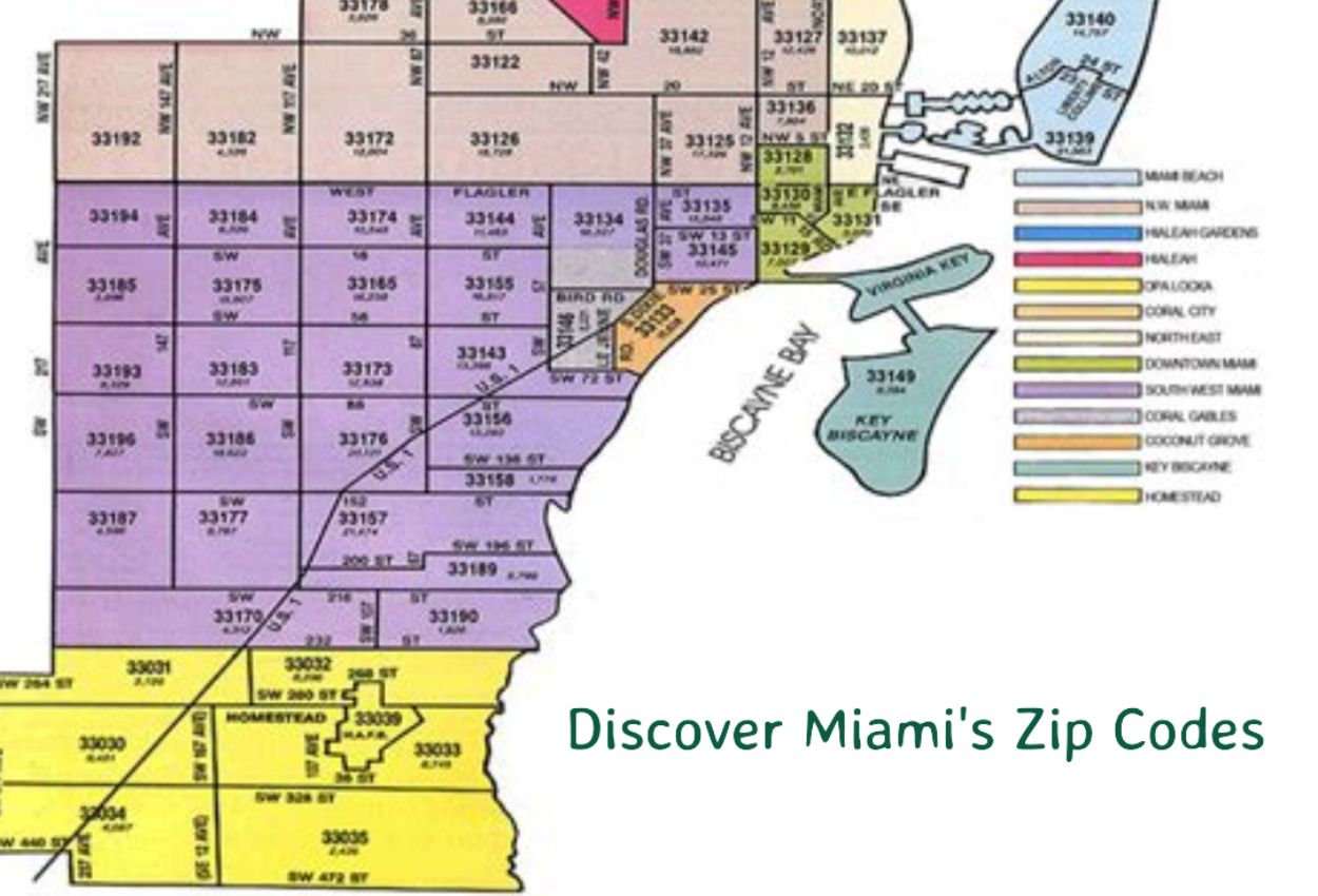 miami zip code map